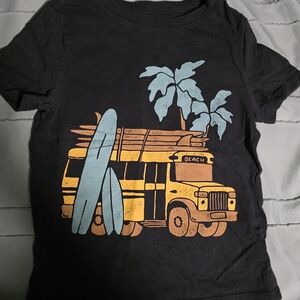 Old Navy Kids Beach Bus Graphic Tee - Black
